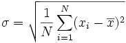 Standard Deviation